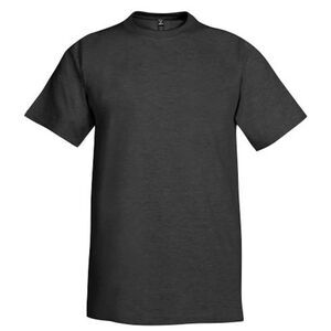 Hanes Beefy-T Short-Sleeve T-Shirt - Large - Charcoal Heather -